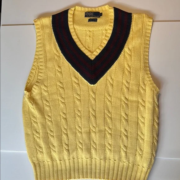 トップス 90s Polo Ralph Lauren Oild Cotton Vest S Polo Ralph Lauren | Sweaters | Polo By Ralph Lauren Cotton